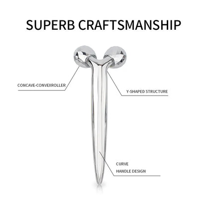 360° Rolling Massage Tool – Sculpt & Contour Face, Neck & Body for Skin Tightening & Slimming.