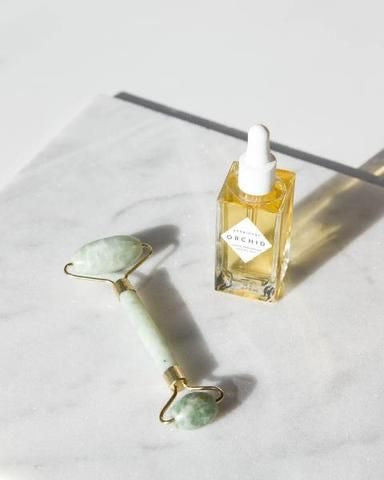 Premium Natural Gemstone Facial Roller – 100% Authentic Crystal Massager for Anti-Aging and Lymphatic Drainage