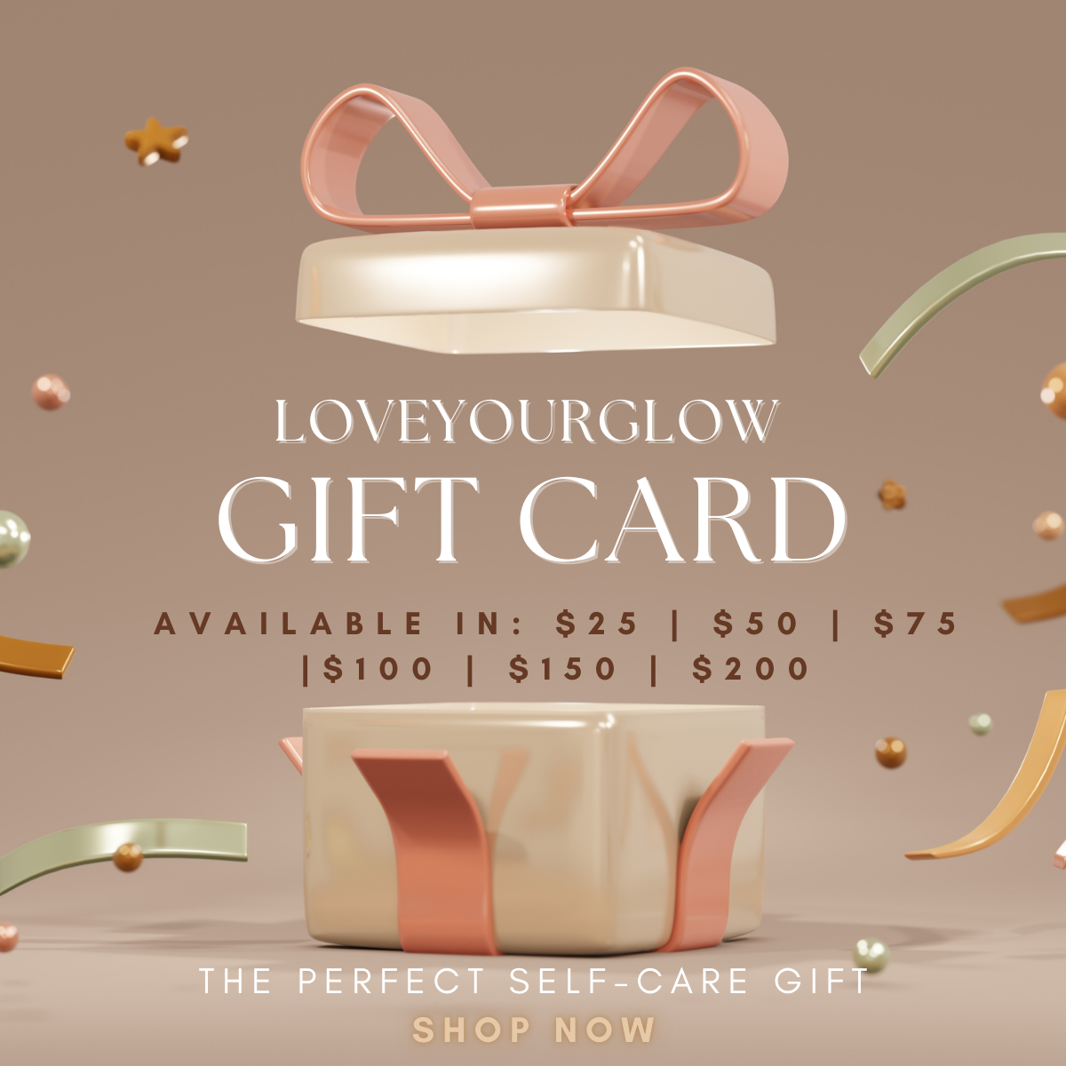 Luxury Beauty and Wellness Gift Card – LoveYourGlow Self-Care E-Gift
