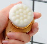 Bamboo Facial Cleansing Brush – Eco-Friendly Exfoliating Brush for Deep Pore Cleaning