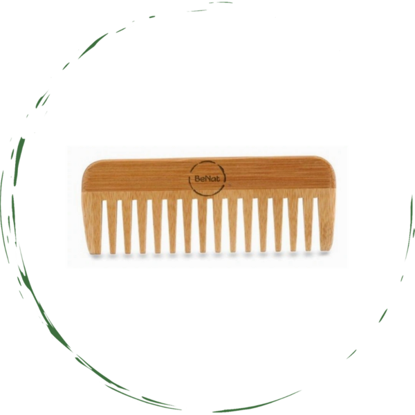 Bamboo Comb – Anti-Static, Detangling and Scalp Massager for Healthy Hair