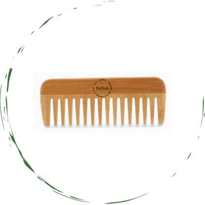 Bamboo Comb – Anti-Static, Detangling and Scalp Massager for Healthy Hair