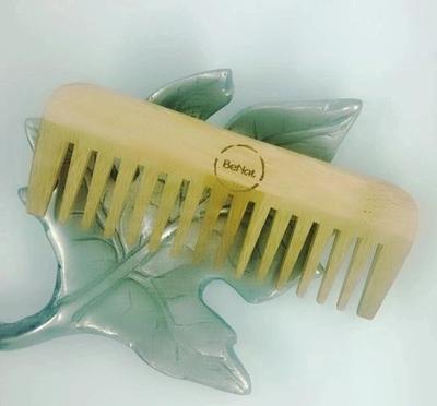 Bamboo Comb – Anti-Static, Detangling and Scalp Massager for Healthy Hair